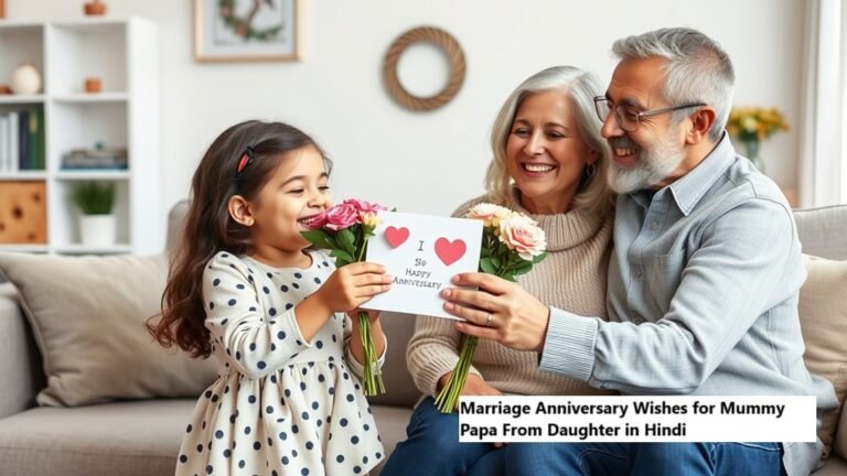 marriage anniversary wishes for mummy papa from daughter in hindi