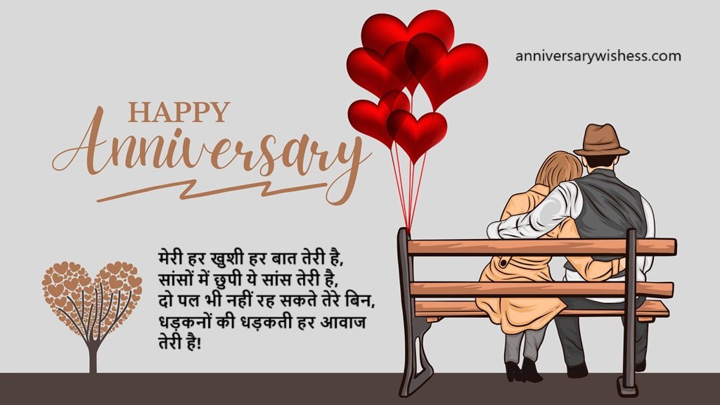 anniversary wishes for wife in hindi