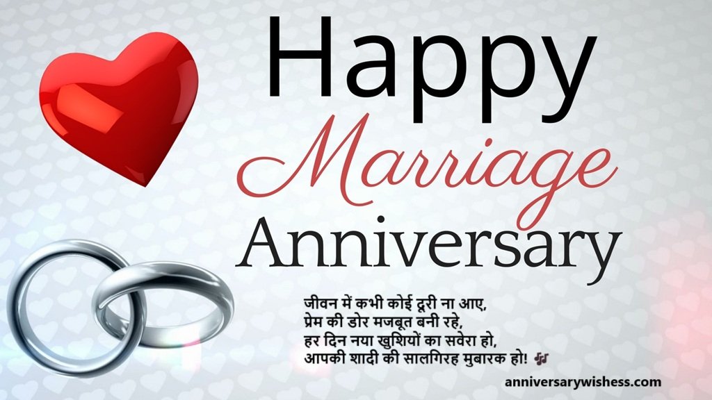 happy wedding anniversary wishes in hindi