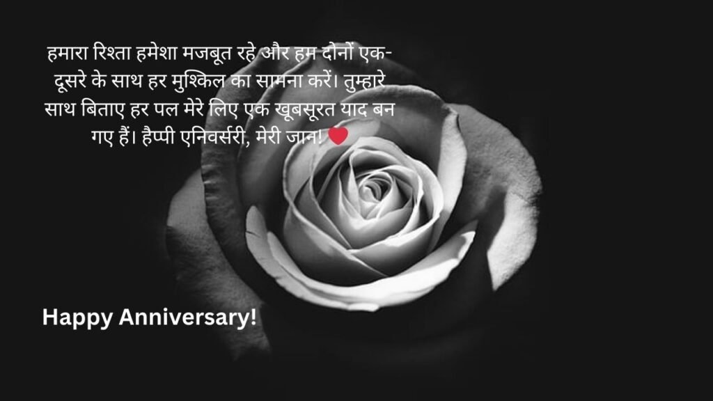 happy anniversary wishes for wife in hindi