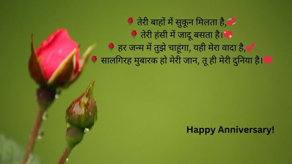 wife marriage anniversary wishes in hindi