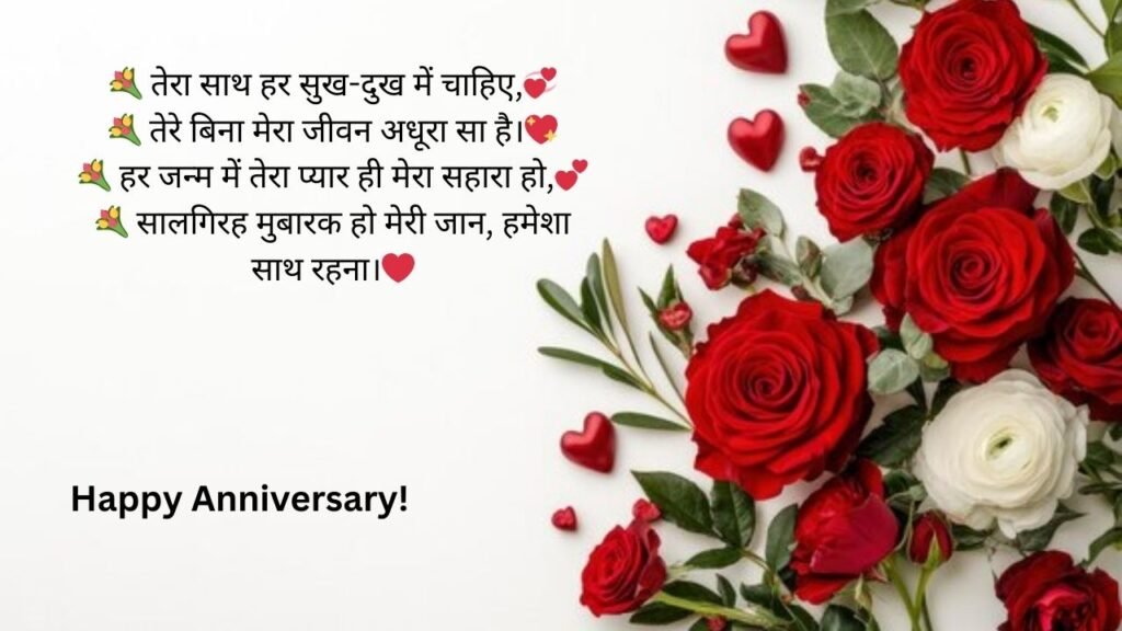 wife marriage anniversary wishes in hindi