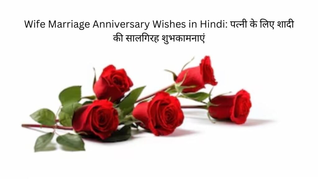 Wife Marriage Anniversary Wishes in Hindi: पत्नी के लिए शादी की सालगिरह शुभकामनाएं wife marriage anniversary wishes in hindi