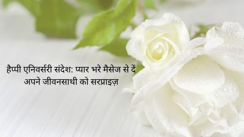 हैप्पी एनिवर्सरी संदेश: प्यार भरे मैसेज से दें अपने जीवनसाथी को सरप्राइज़ हैप्पी एनिवर्सरी