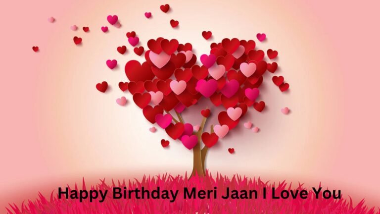 happy birthday meri jaan i love you