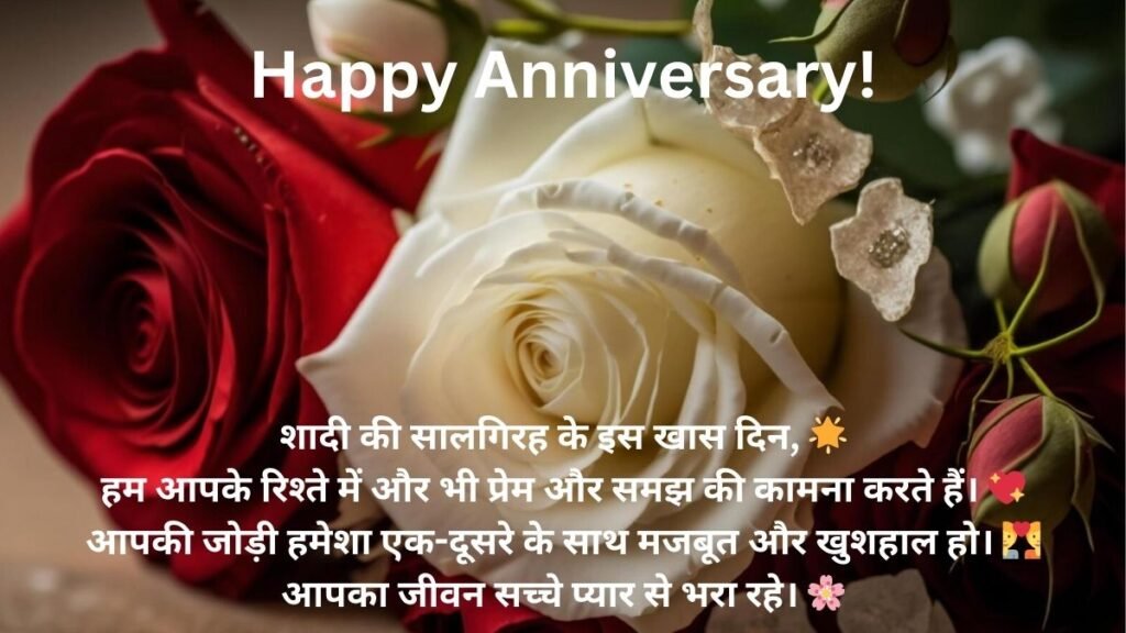 wedding anniversary wishes for couple in hindi