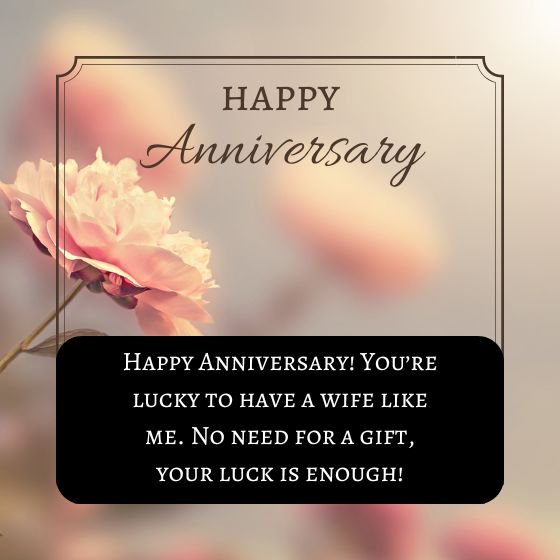 anniversary wishes for husband funny