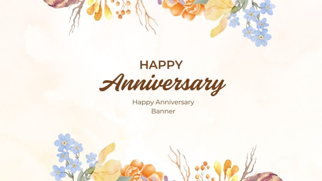 happy anniversary banner